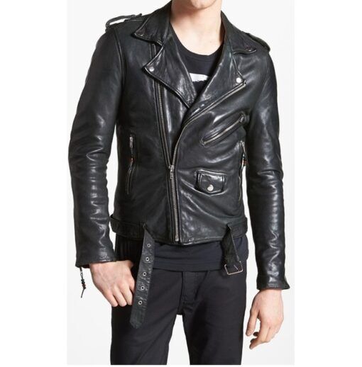 Mens Leather Jacket, Mens Black Jacket, Men's Biker Leather Jacket ...