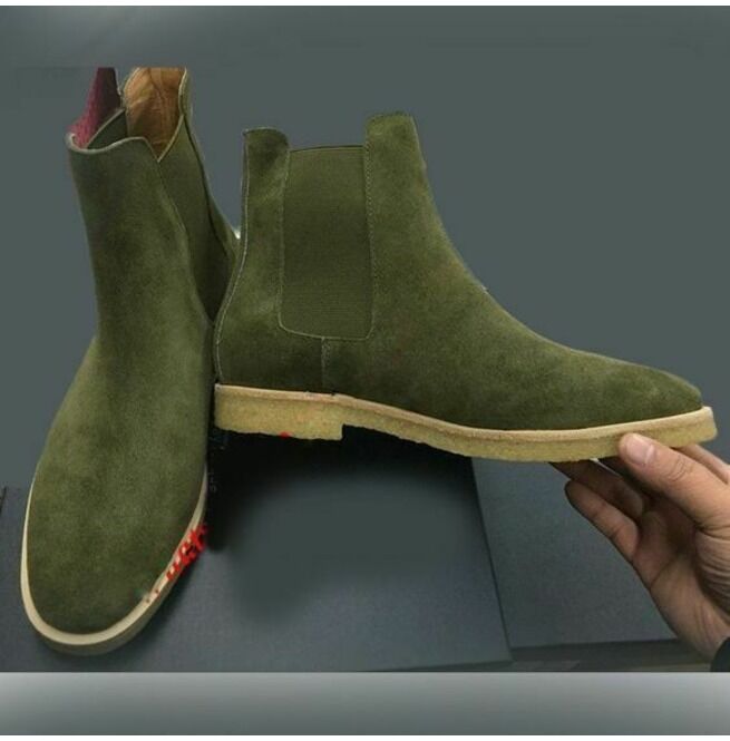 men's crepe sole chelsea boots